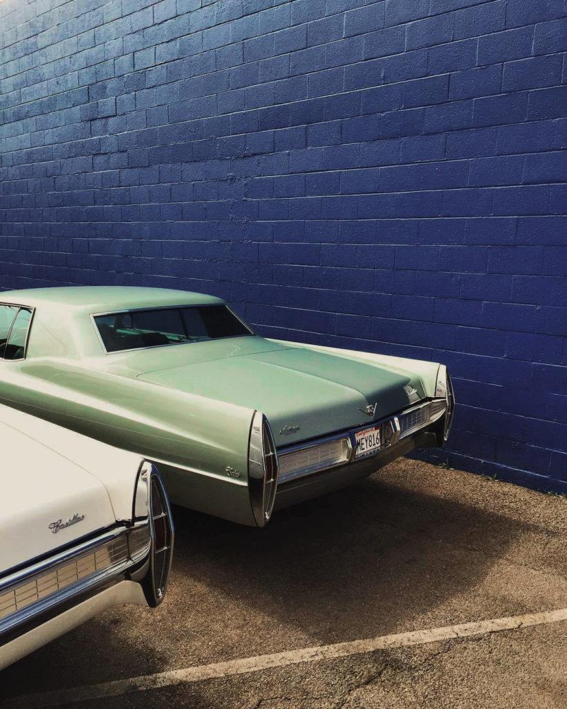 Deadhead sticker on a Cadillac
