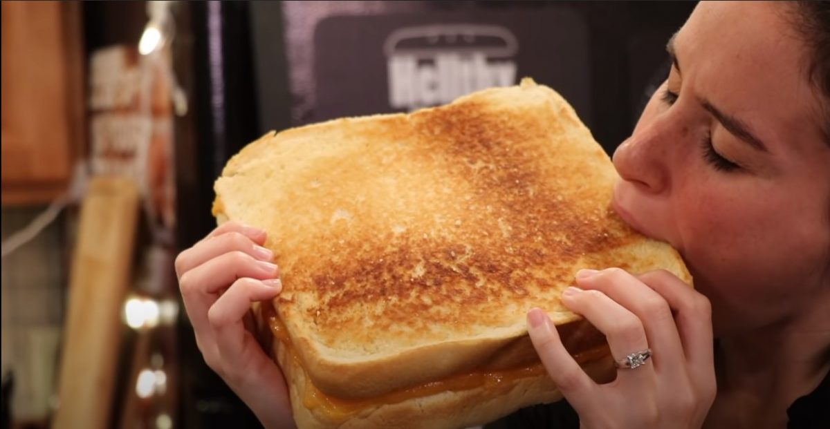 ginormous grilled cheese