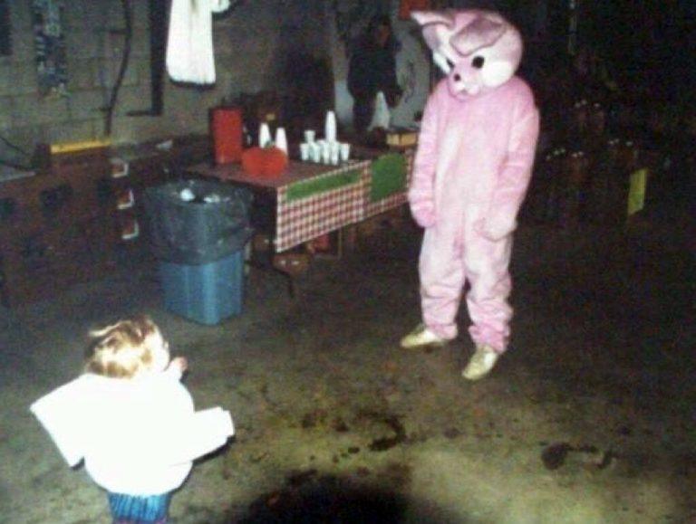 Looks like shit is about to go down with the Easter bunny Looks like shit is about to go down with the Easter bunny