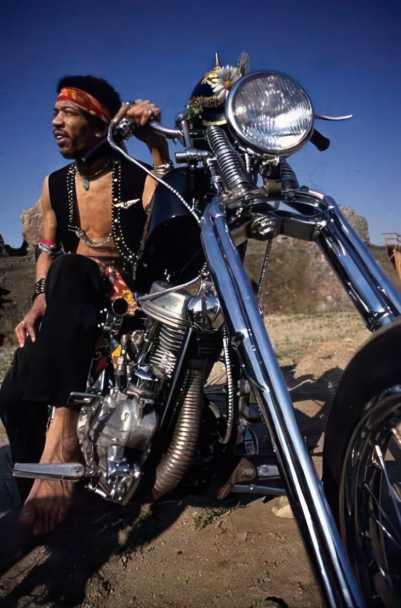 Jimi Hendrix and his Killer Chopper