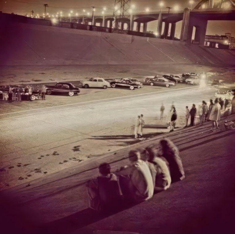 L.A. River drag racing in the ’50s