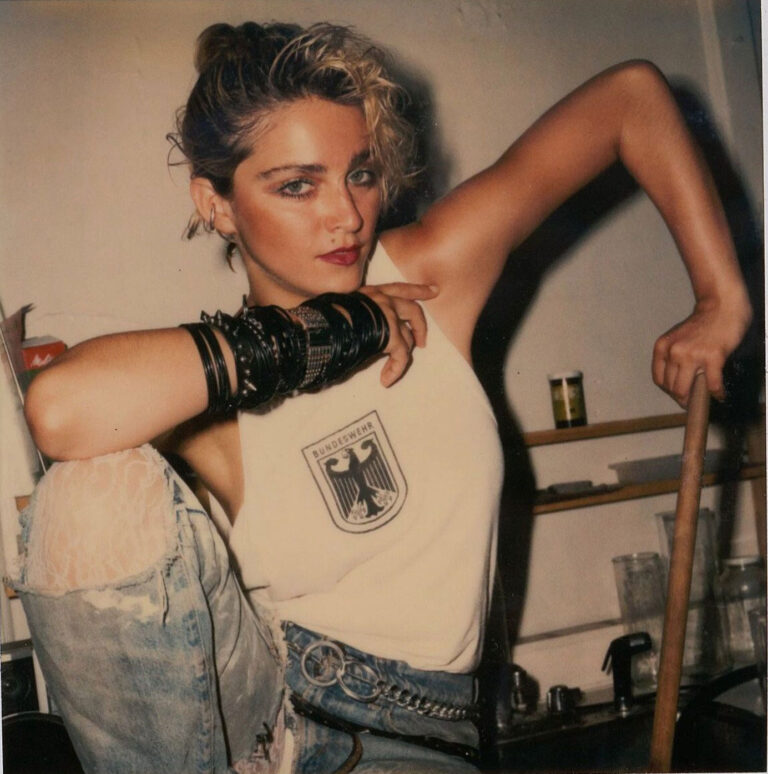 Madonna on the edge of fame in 1983 Madonna on the edge of fame in 1983